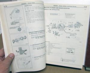 1992 Dodge Plymouth Colt & 200 Eagle Summit Service Shop Repair Manual 2 Vol Set