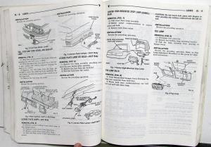 1993 Chrysler Dodge Plymouth FWD Service Shop Manual Set Daytona LeBaron Shadow