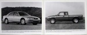 1996 Mazda Media Info Press Kit - Miata MX-6 Protege 626 MPV Millenia B-Series