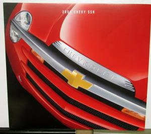 2003 Chevrolet Chevy SSR Truck Sales Brochure Original