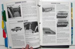 1973 Ford Car Facts Dealer Album Mustang Thunderbird Maverick