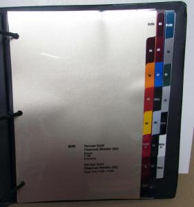 2000 Ford Truck Color & Upholstery Dealers Album Paint Chip Pickup F150 250