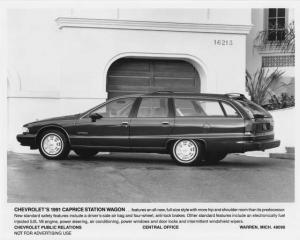 1991 Chevrolet Caprice Station Wagon Press Photo 0544