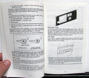 1983 Chevrolet S10 Pickup Truck Gas Owners Manual