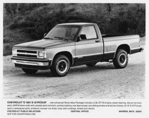 1991 Chevrolet S-10 Pickup Press Photo 0546