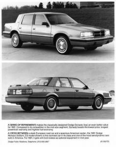 1991 Dodge Dynasty and Monaco ES Press Photo 0295
