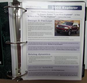 2002 Ford SUV Source Book Dealers Album Escape Explorer Expedition Excursion