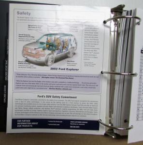 2002 Ford SUV Source Book Dealers Album Escape Explorer Expedition Excursion