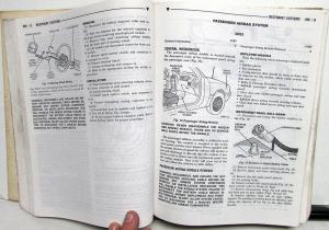 1994 Chrysler Plymouth Dodge FWD Service Shop Manual LeBaron Shadow Sundance