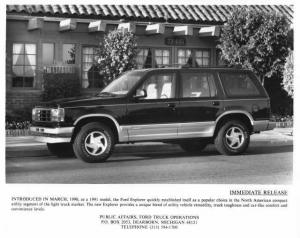 1991 Ford Explorer Press Photo 0363