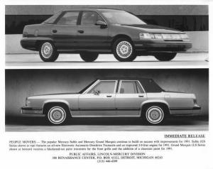 1991 Mercury Sable and Grand Marquis Press Photo 0146