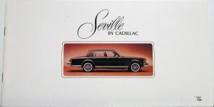 1976 Cadillac Seville Sales Brochure Specs Options Features Performance Original
