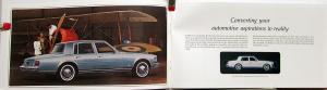 1976 Cadillac Seville Sales Brochure Specs Options Features Performance Original