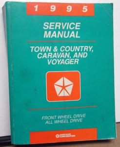 1995 Chrysler Dodge Plymouth FWD & AWD Van Service Shop Manual Caravan Voyager
