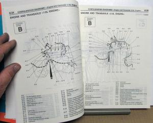 1995 Dodge Colt & Eagle Summit Wagon Dealer Service Shop Repair Manual Set