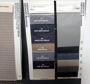 1994 Cadillac Interior Exterior Paint Chips Fleetwood Brougham Eldorado