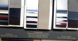 1994 Cadillac Interior Exterior Paint Chips Fleetwood Brougham Eldorado