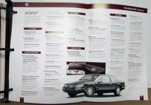 1996 Mercury Product Dealers Album Paint Chips Cougar Grand Marquis