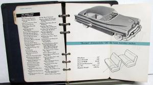 1951 Oldsmobile Dealer Data Book 88 Super 88 Ninety-Eight 98 Rocket Engine Sales