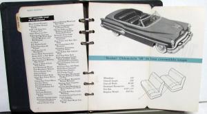 1951 Oldsmobile Dealer Data Book 88 Super 88 Ninety-Eight 98 Rocket Engine Sales