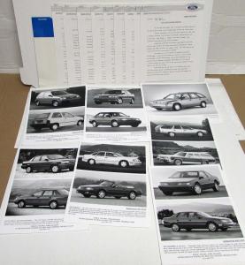 1991 Ford Lincoln Mercury Media Product Information Press Kit