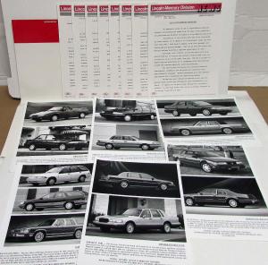 1991 Ford Lincoln Mercury Media Product Information Press Kit