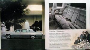 1978 Cadillac Eldorado deVille Seville Fleetwood Brougham Limo Sales Brochure