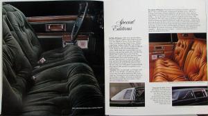 1978 Cadillac Eldorado deVille Seville Fleetwood Brougham Limo Sales Brochure