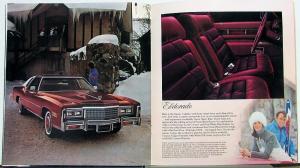 1978 Cadillac Eldorado deVille Seville Fleetwood Brougham Limo Sales Brochure