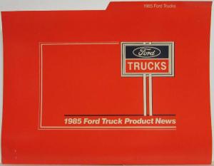 1985 Ford Truck Product News Media Press Kit Folder