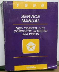 1996 Chrysler Dodge Eagle Service Shop Manual New Yorker Intrepid Vision Concord