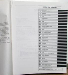 1996 Chrysler Dodge Eagle Service Shop Manual New Yorker Intrepid Vision Concord