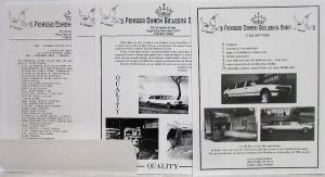 1990 Picasso Coach Builders Limo Specialists - Marketing Sales Folder Portfolio