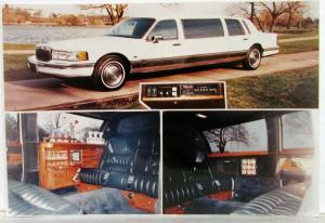 1990 Picasso Coach Builders Limo Specialists - Marketing Sales Folder Portfolio