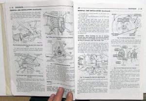 1996 Chrysler Sebring Convertible Dealer Service Shop Repair Manual Supplement