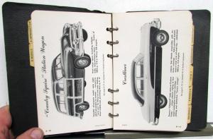 1951 Ford Dealer Data Book Deluxe Custom Crestliner V-8 Six Country Squire