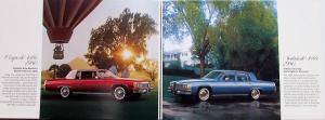 1980 Cadillac Fleetwood Brougham deVille Eldorado Seville PREVIEW Sales Brochure