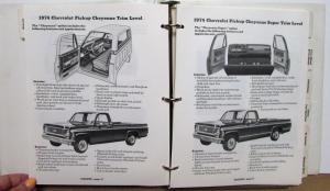1974 Chevrolet Truck Values Book Pickup El Camino Med Duty Blazer LUV