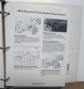 1974 Chevrolet Truck Values Book Pickup El Camino Med Duty Blazer LUV