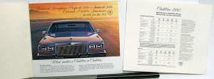 1980 Cadillac Fleetwood DeVille Seville Eldorado Limo Sale Brochure Small Versio