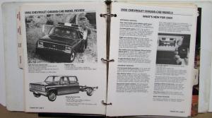 1980 Chevrolet Truck Training Values Book Pickup Blazer El Camino MED Duty LUV