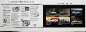 1981 Cadillac De Ville Fleetwood Seville Sales Brochure Original