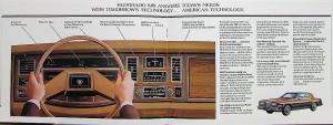 1981 Cadillac De Ville Fleetwood Seville Sales Brochure Original