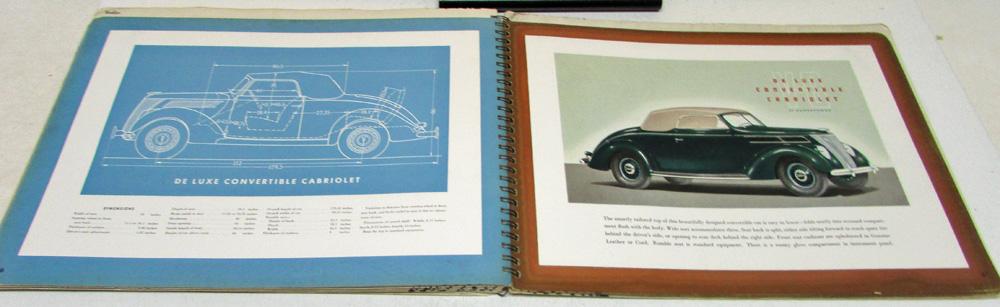 1937 Ford Dealer Album V-8 Sedan Coupe Cabriolet… | AutoPaper