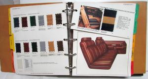 1978 Mercury Color Upholstery Selection Dealer Album Cougar XR7 Grand Marquis