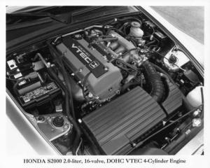 1999 Honda S2000 Engine Press Photo 0063