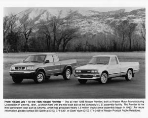 1998 Nissan Frontier Pickup Press Photo 0035
