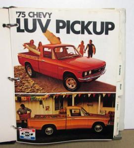 1975 Chevrolet Truck Light Duty Album Color Selection C/K Blazer Vega El Camino