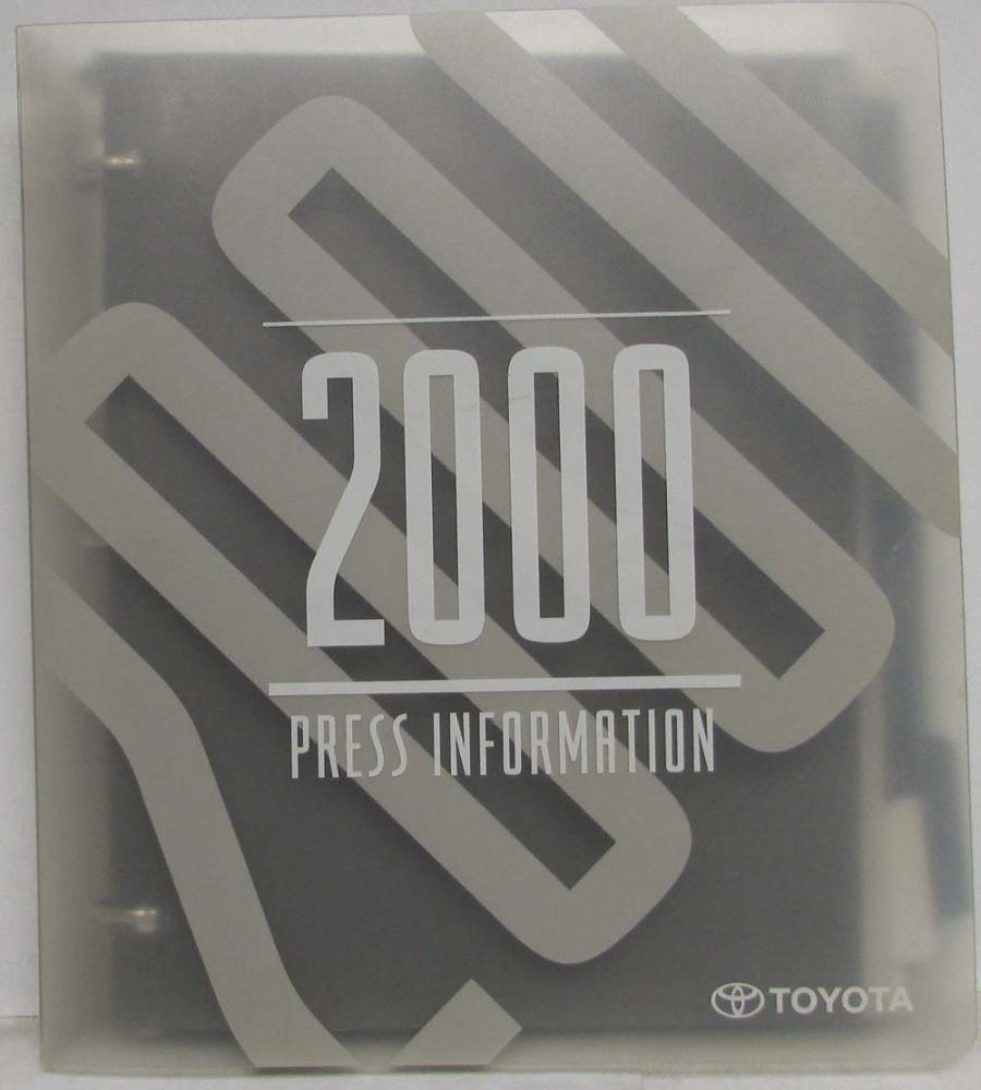 2000 Toyota Full Line Media Information Press Kit - Celica Land Cruiser 4Runner