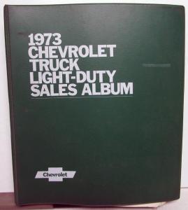 1973 Chevrolet Truck Light Duty Album Color Selection C/K Vega El Camino Blazer